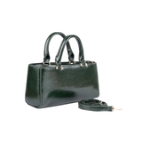 Green Satchel Handbag