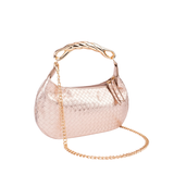 Rose Gold Textured Handbag