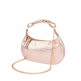 Rose Gold Textured Handbag