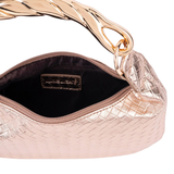 Rose Gold Textured Handbag